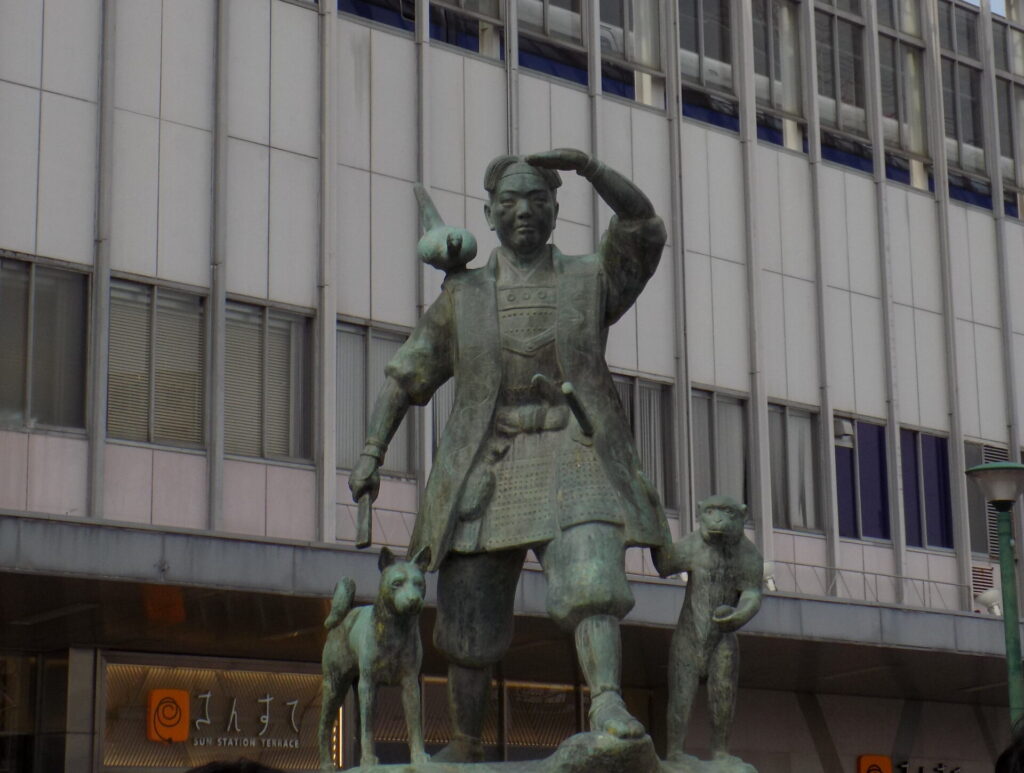 La ville d’Okayama au Japon et son héros local Momotaro